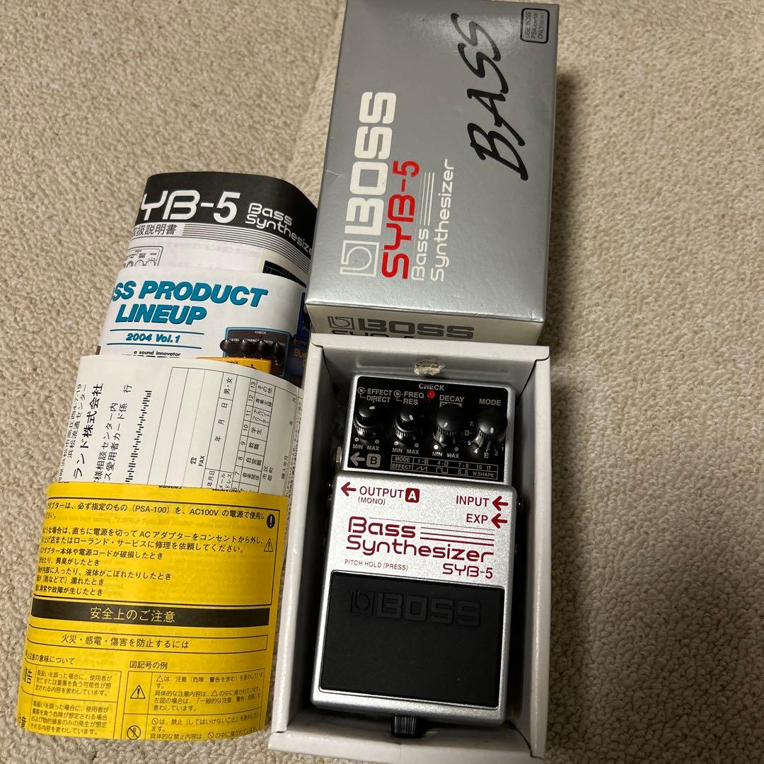 BOSS SYB-5 エフェクター　ベースシンセサイザー