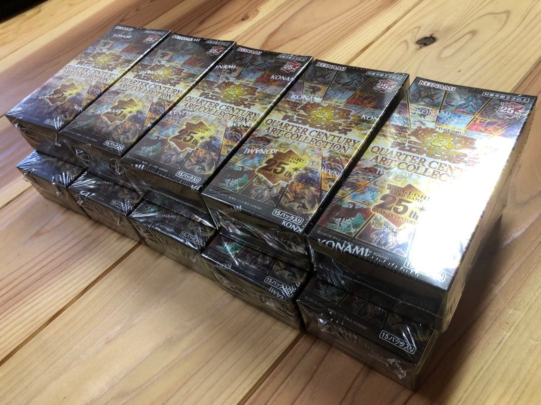 遊戯王 QUARTER CENTURY ART COLLECTION 10box