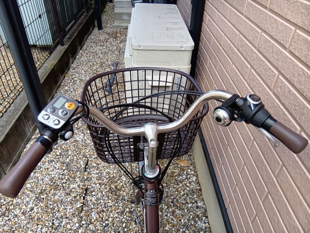 28　パナソニック　ビビL20押し歩き　電動アシスト自転車 シティタイプ