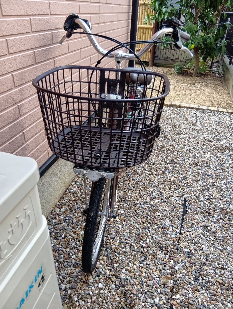 28　パナソニック　ビビL20押し歩き　電動アシスト自転車 シティタイプ