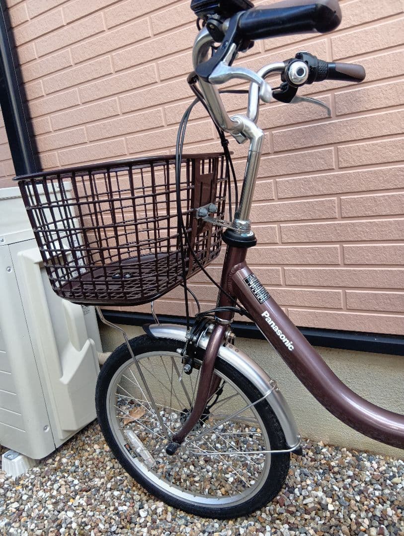 28　パナソニック　ビビL20押し歩き　電動アシスト自転車 シティタイプ