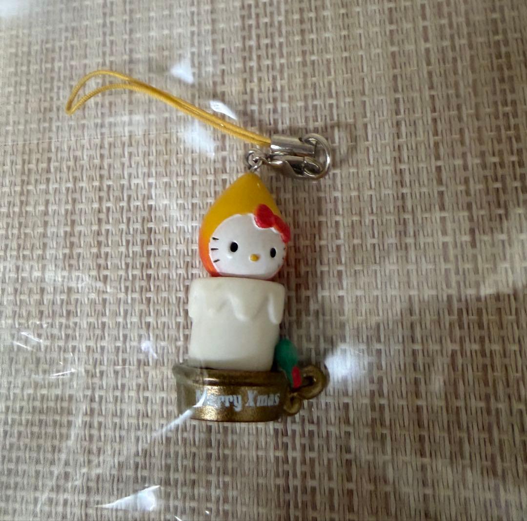 ハローキティ コンビニ限定 クリスマス ストラップ　根付け レア 2007年