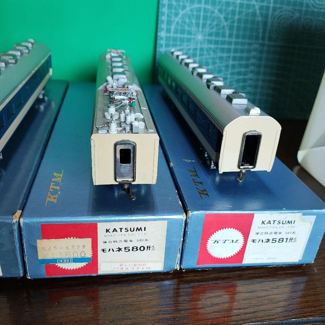 カツミ模型店HOゲージ　581系電車中間車4両セット