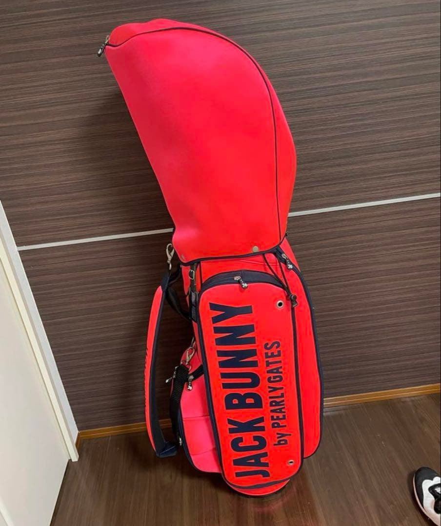 JACK BUNNYジャックバニー　キャディバック♡美品！完売！オレンジピンク