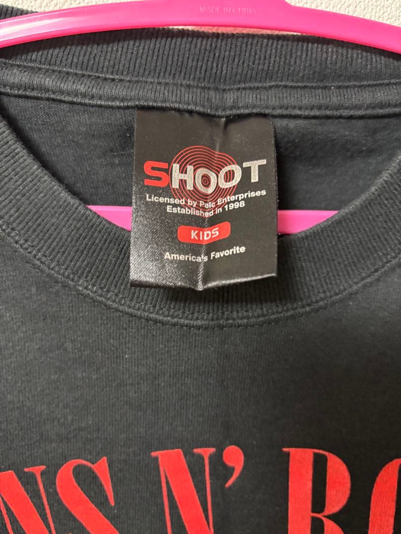 Guns N' Roses キッズ Tシャツ ブラック