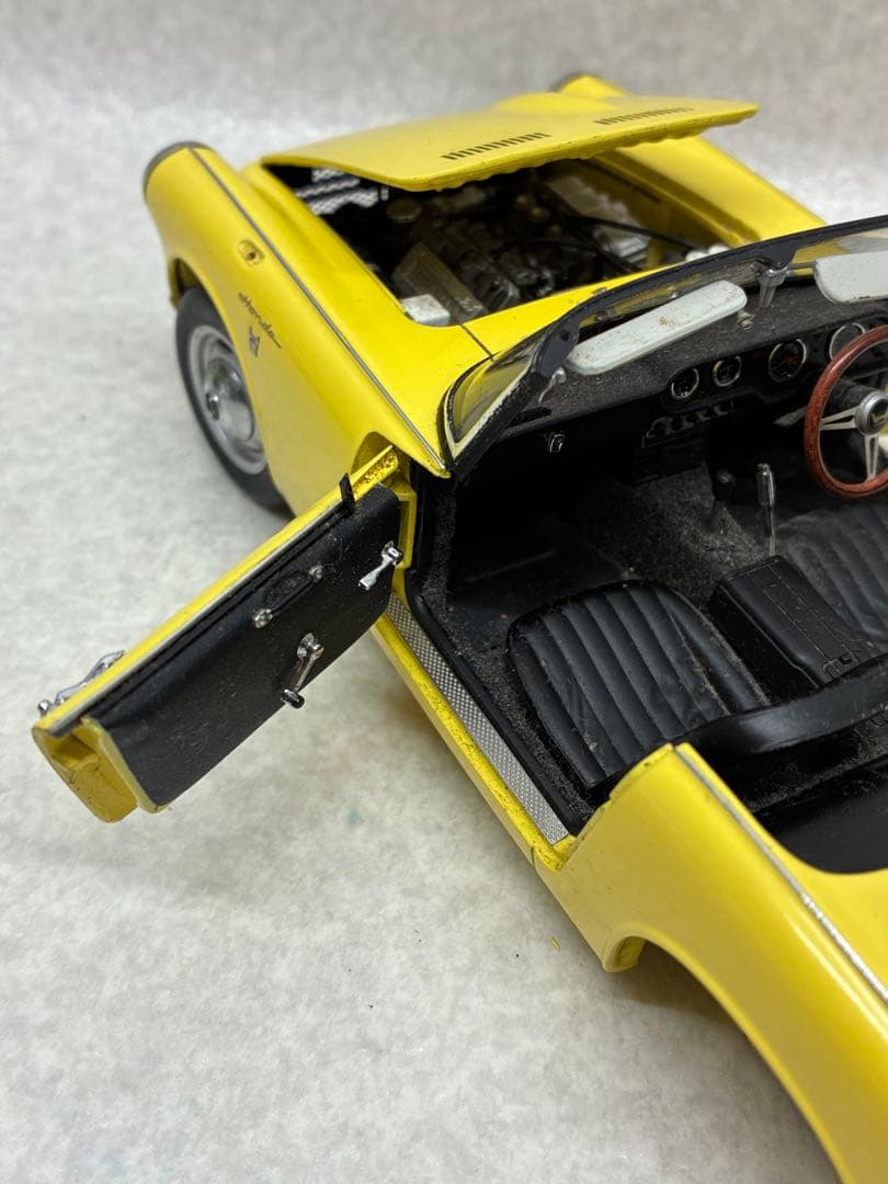 G2）1/18 AUTOart ホンダ S800 エスハチ ゴールデンイエロー