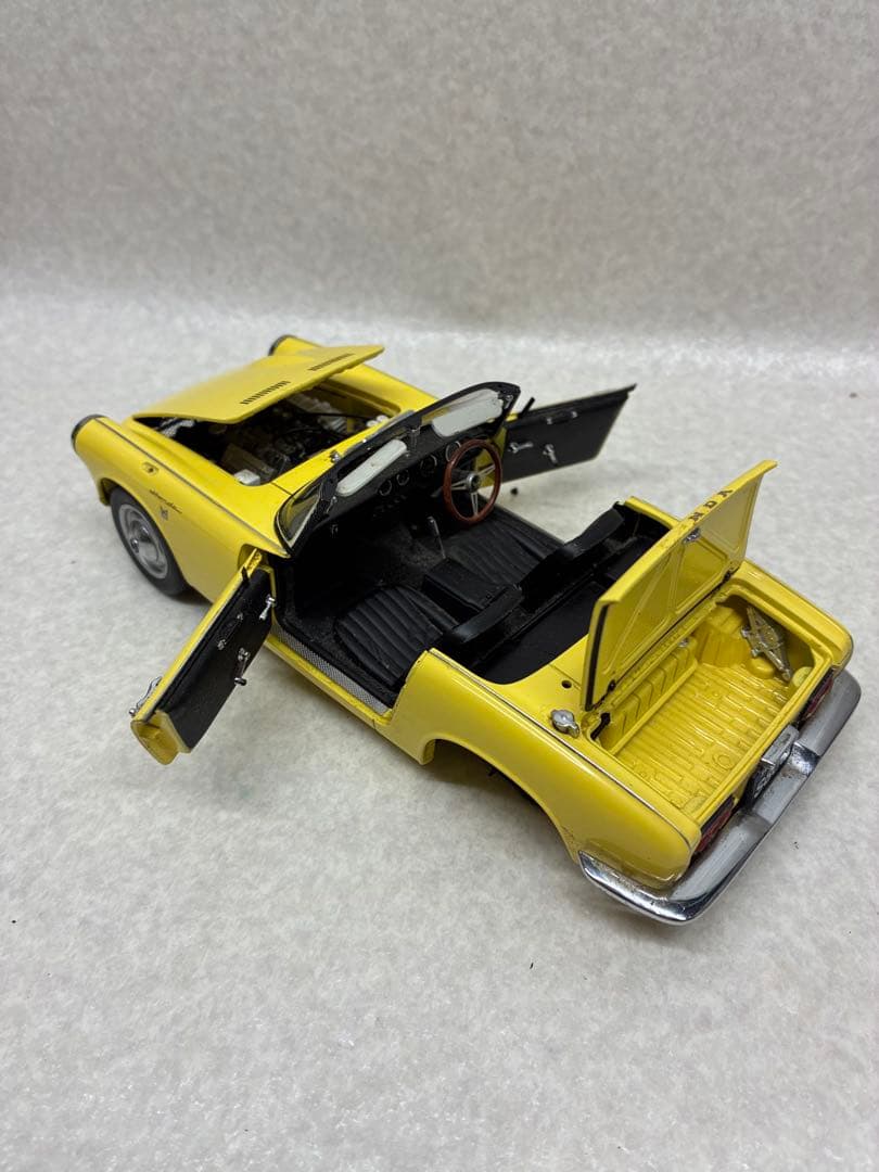 G2）1/18 AUTOart ホンダ S800 エスハチ ゴールデンイエロー