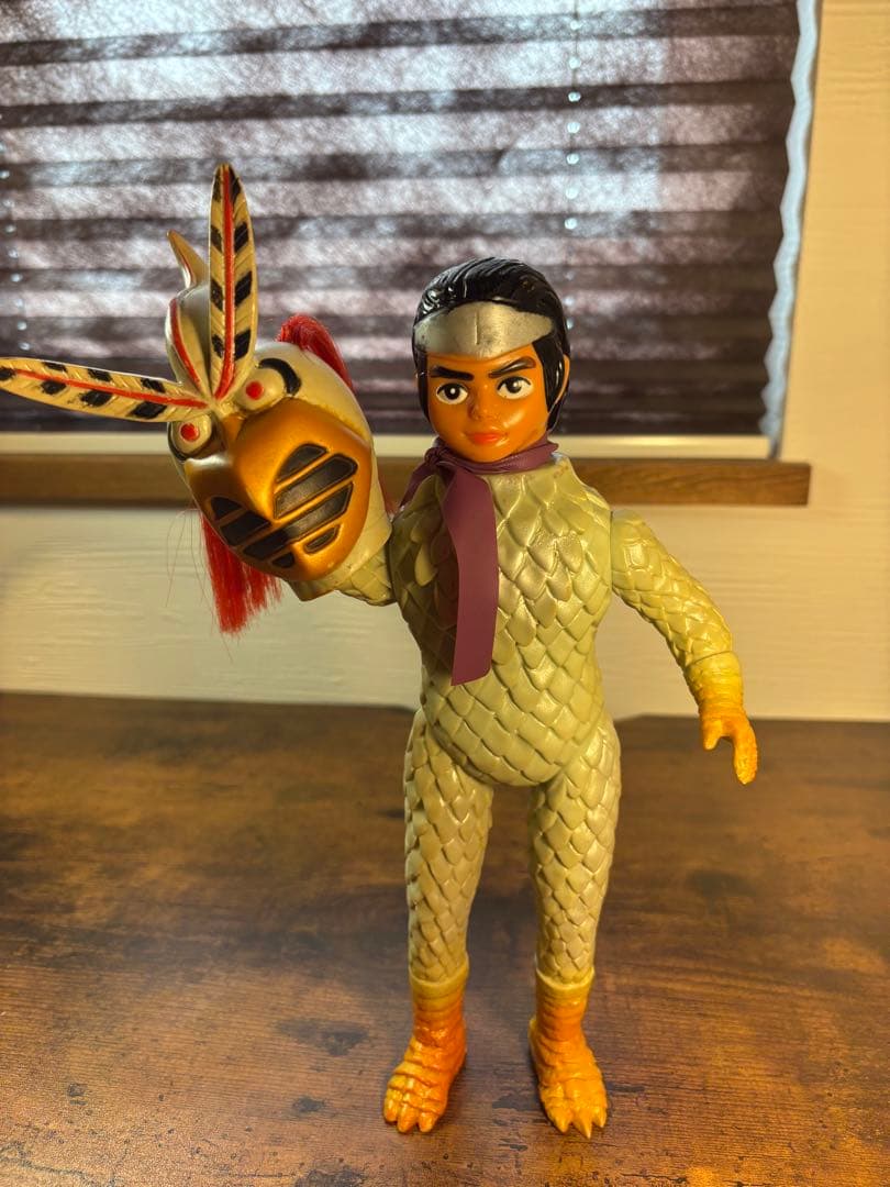 変身忍者嵐 旧バンダイ 当時物　ソフビ　ブルマァク　面取れ　石森プロ