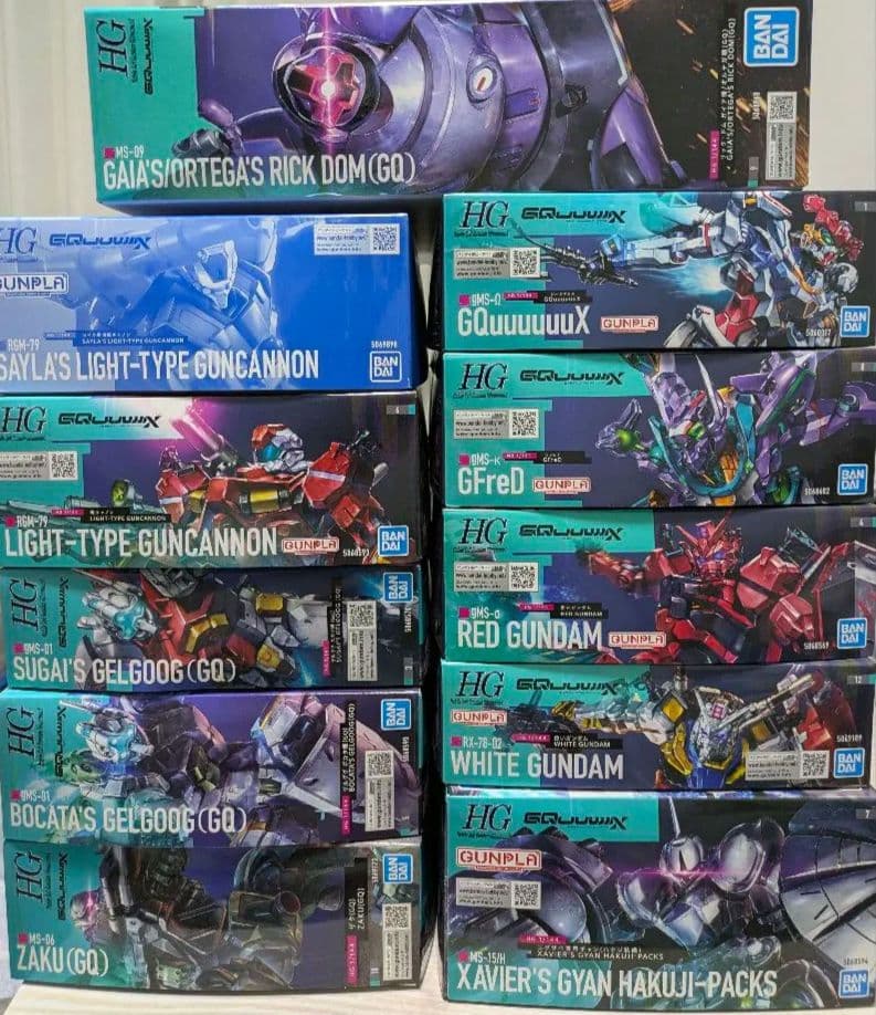 未組立ガンプラ HGジークアクス系11体セット