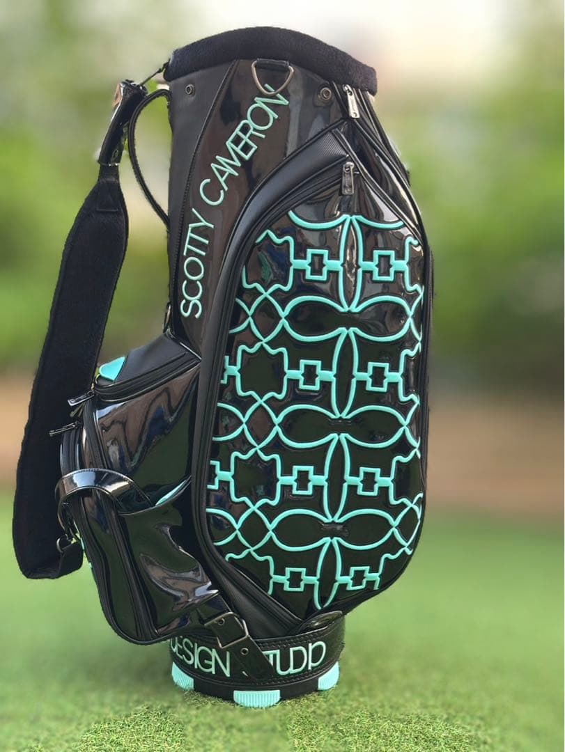 スコッティキャメロン　ブラック×ティファニーブルー　中古キャディバッグ