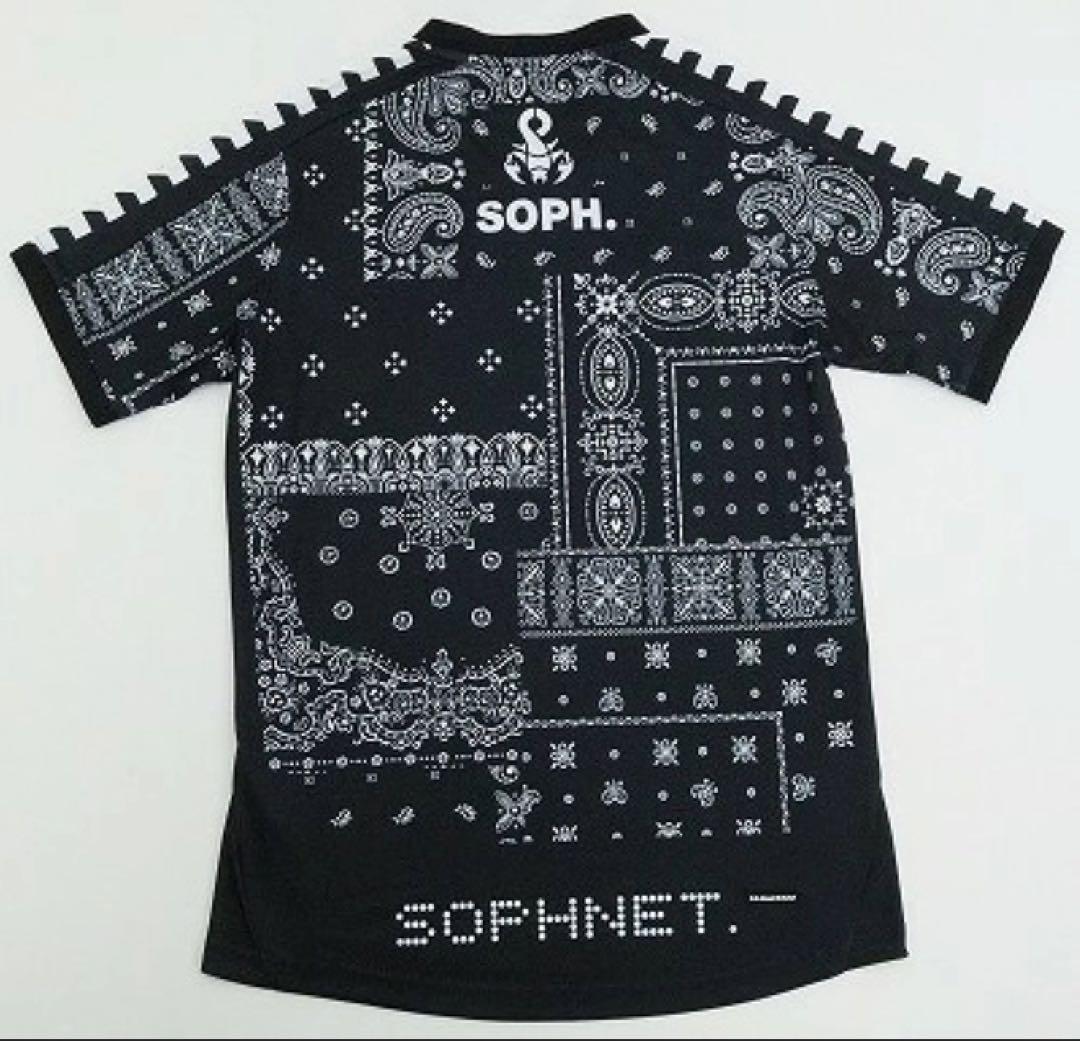 F.C.R.B. × MEYBA ゲーム シャツ バンダナ ペイズリー XL