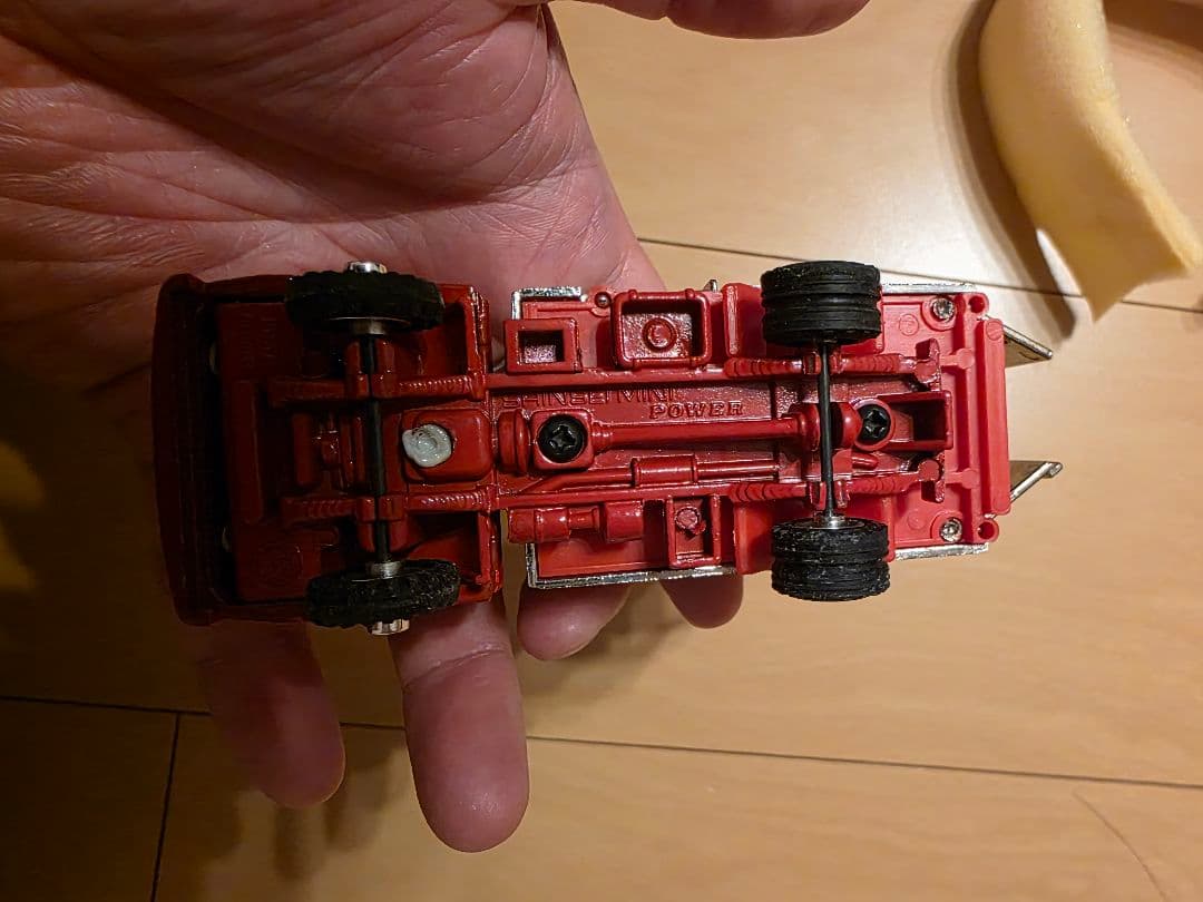 シンセイ ミニパワー 19 三菱 ふそう FK 中型 郵便車 ミニカー 超合金