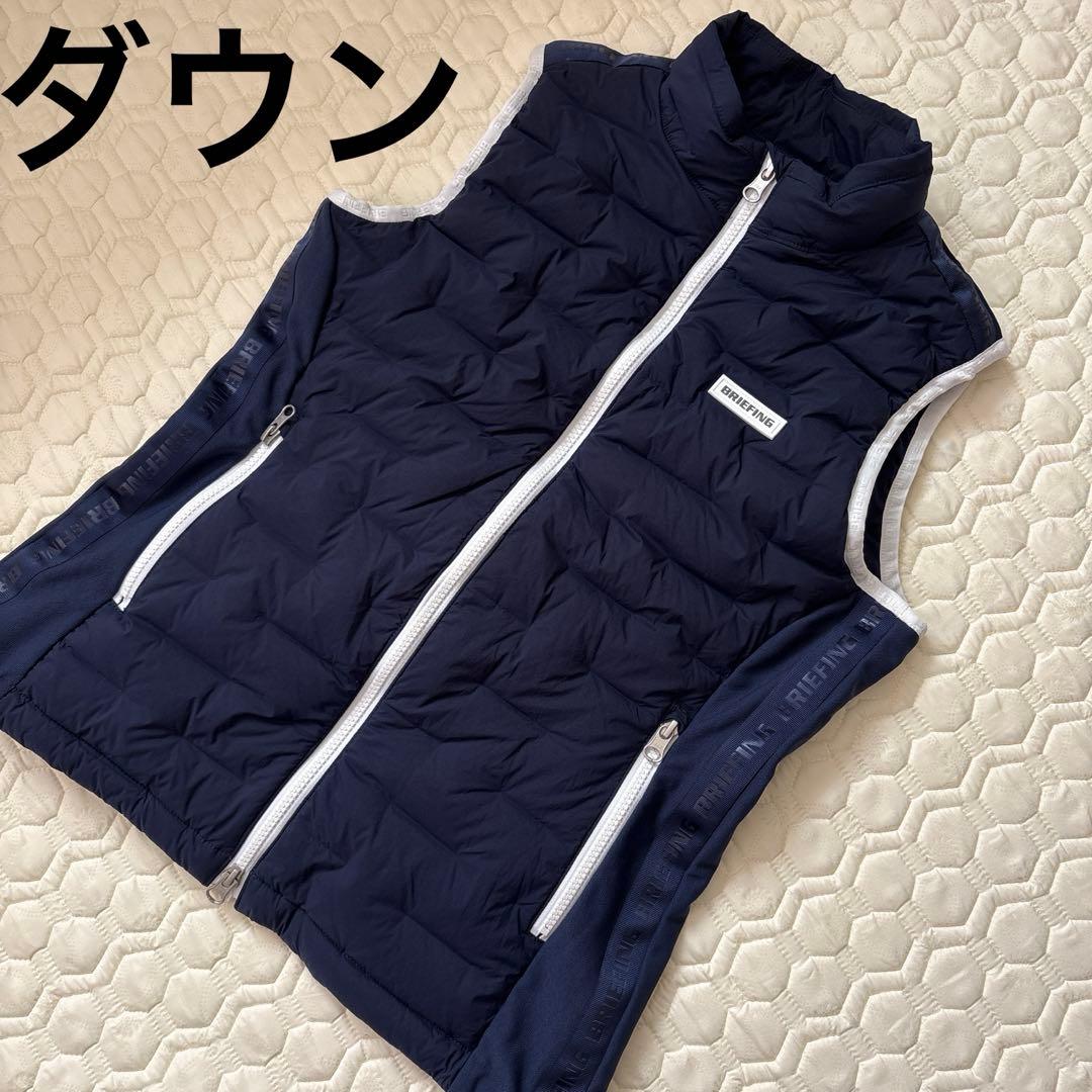 ネイビーM 新品定価47300円　ブリーフィングゴルフ　レディース　ダウンベスト