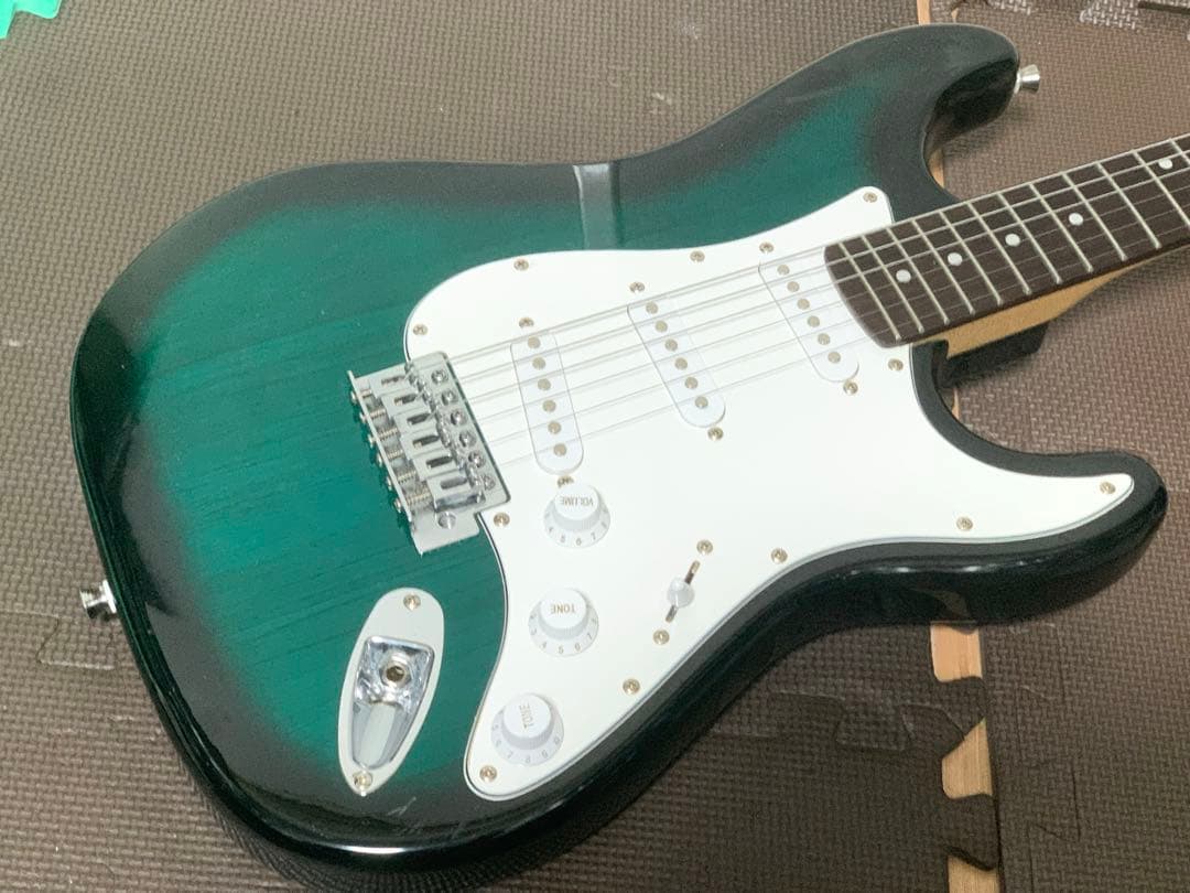 SELDER セルダー ストラトキャスター タイプ 緑系 エレキギター ST