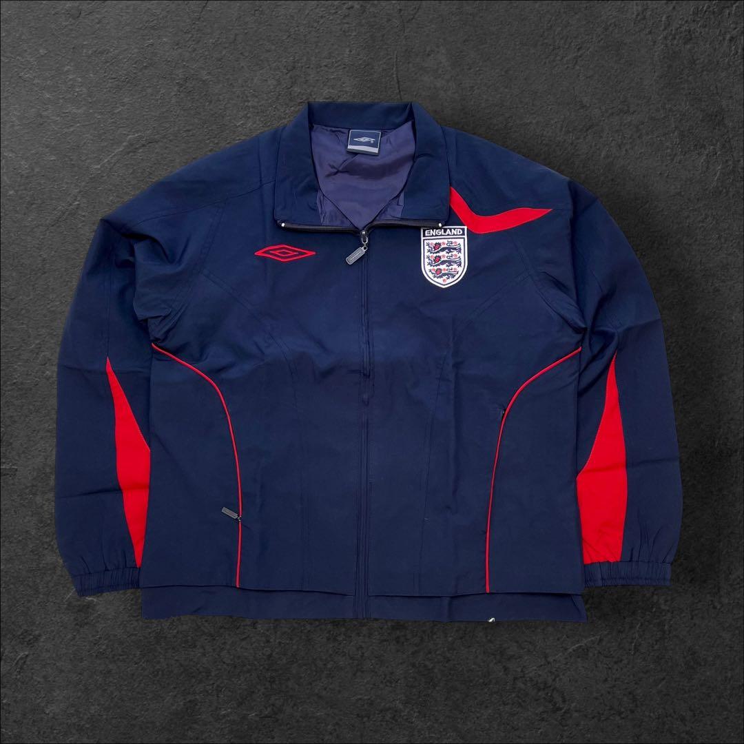 在原みゆき　アンブロ　イングランド代表　短丈　ナイロンジャケット　M メンズ