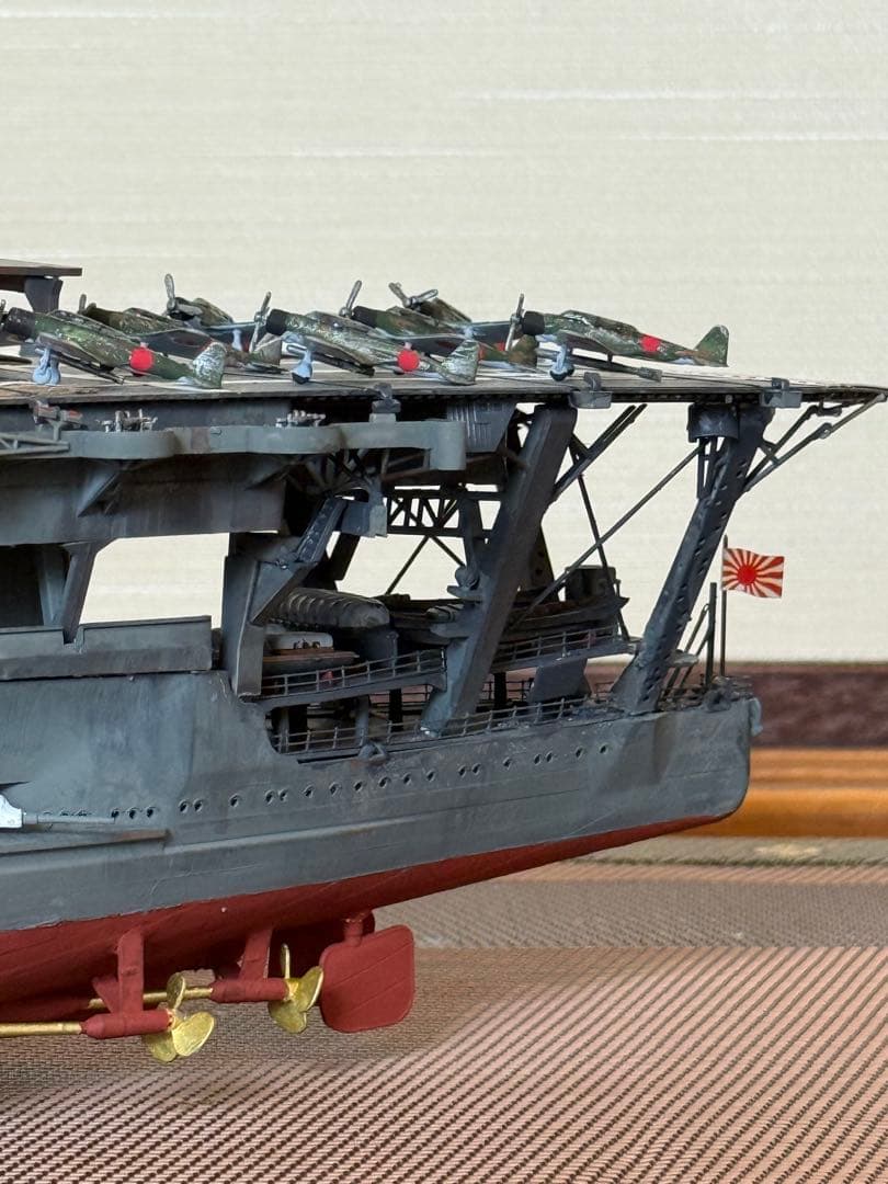 旧 日本海軍 航空母艦　加賀　1/350スケール完成品