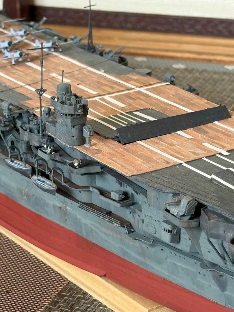 旧 日本海軍 航空母艦　加賀　1/350スケール完成品