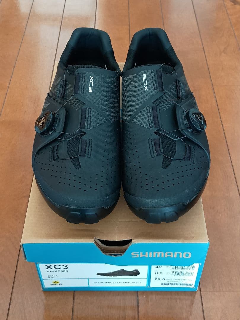 SHIMANO XC3 サイクリングシューズ 42 ブラック