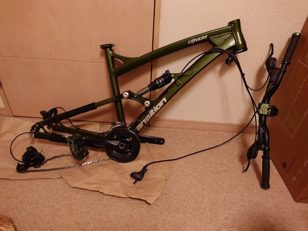 Transition Covert Mサイズ 2010？ MTB 半分ジャンク
