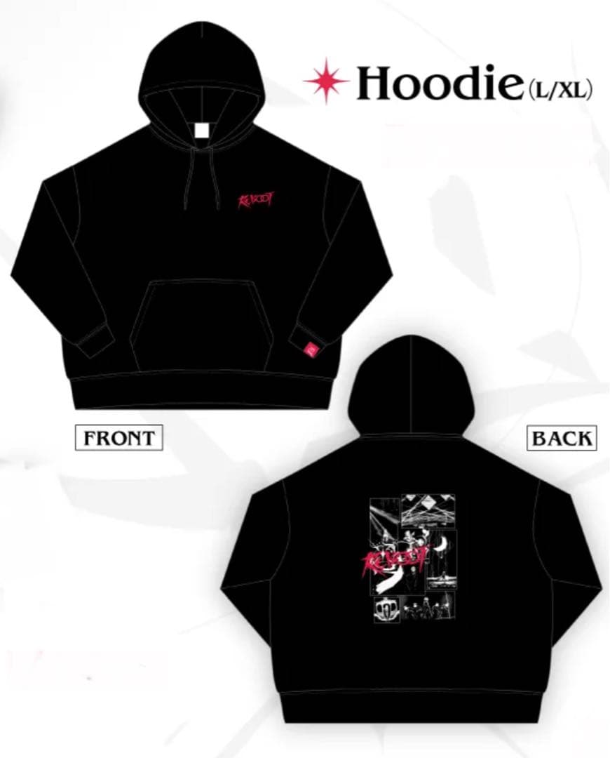 星街すいせい Live SuperNova: REBOOT Hoodie L