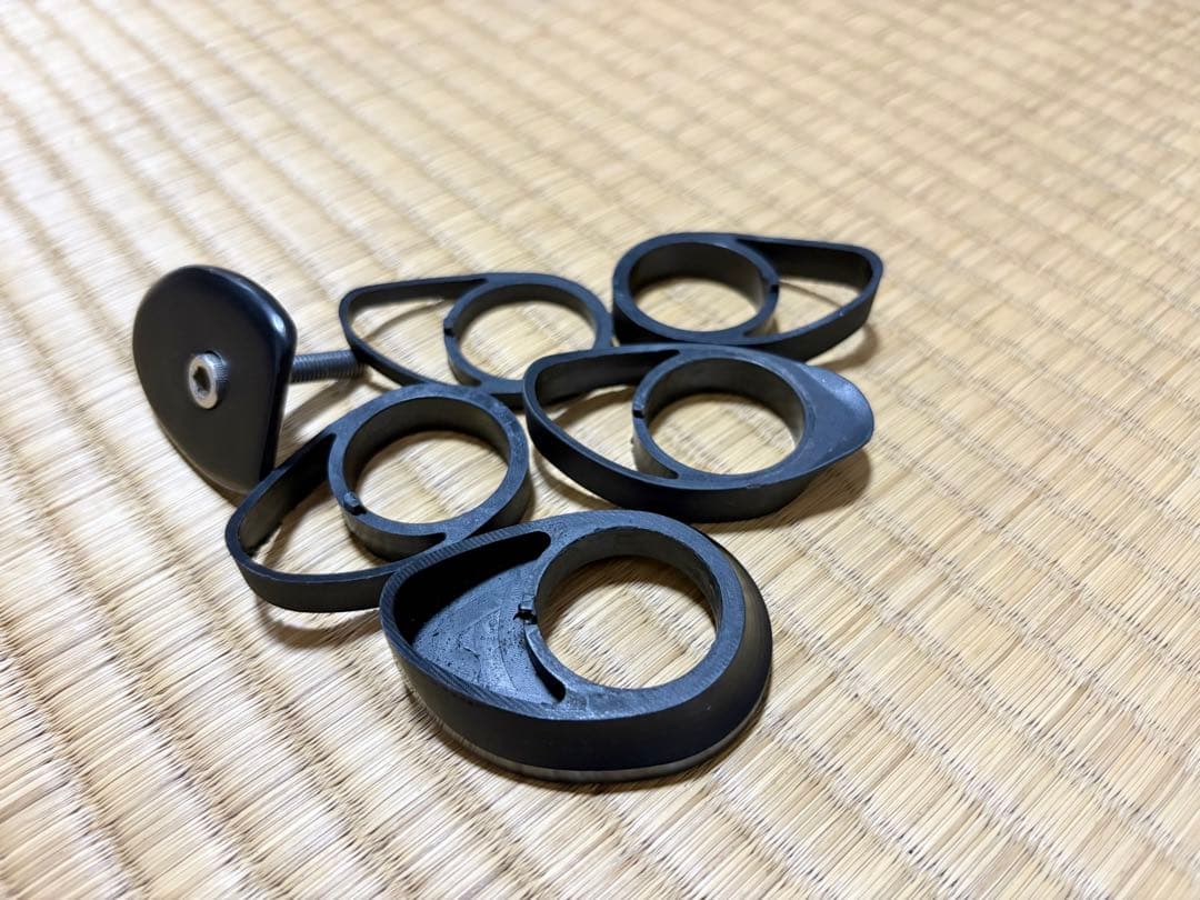 一体型カーボンハンドル400mm/100mm