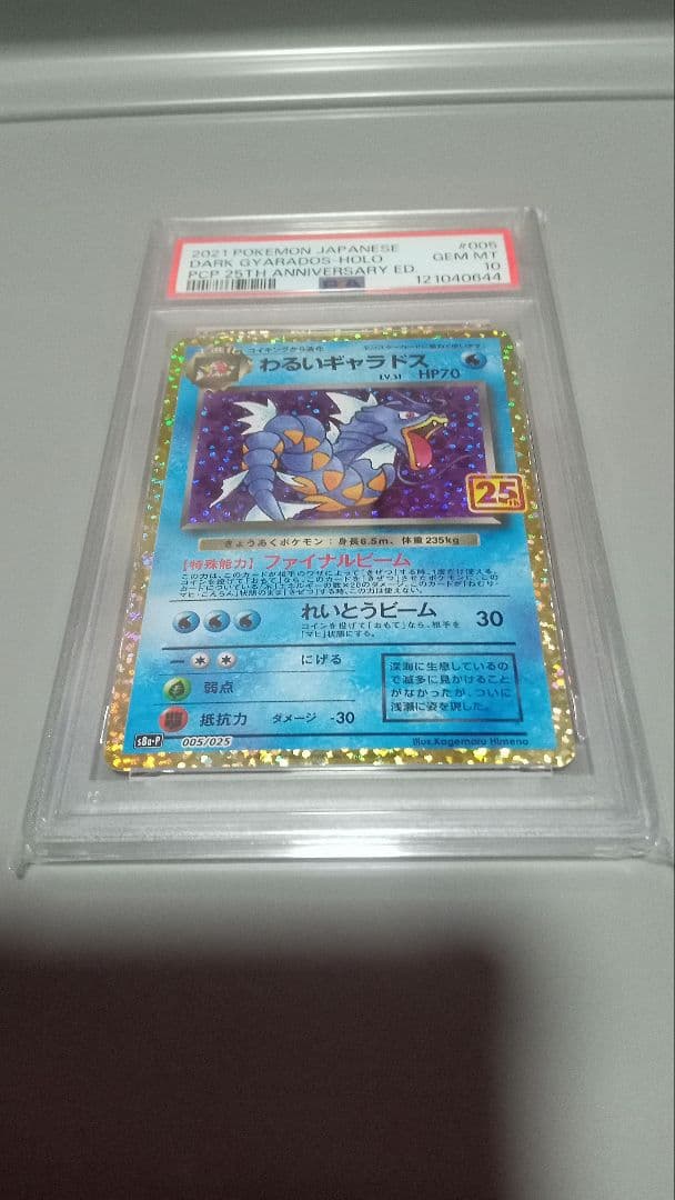 わるいギャラドス　25周年 PSA 10