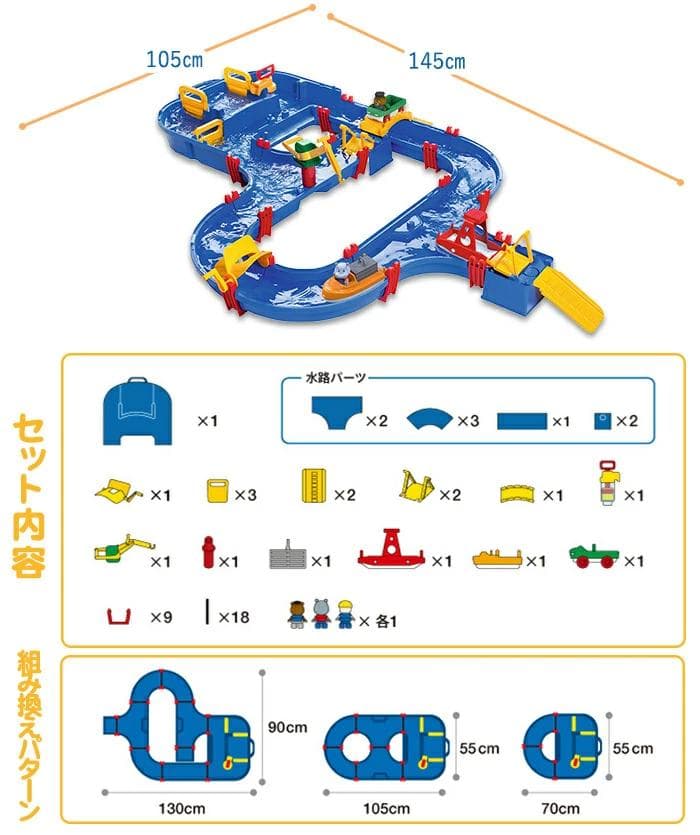 ボーネルンド (BorneLund) アクアプレイ カナルロック アクアワールド