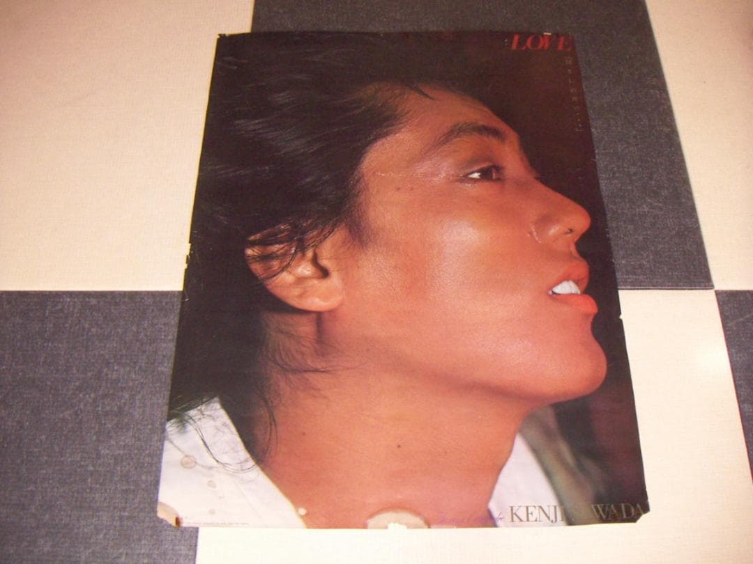 沢田研二　　顔面ドUP　　入手困難非売品B１サイズポスター