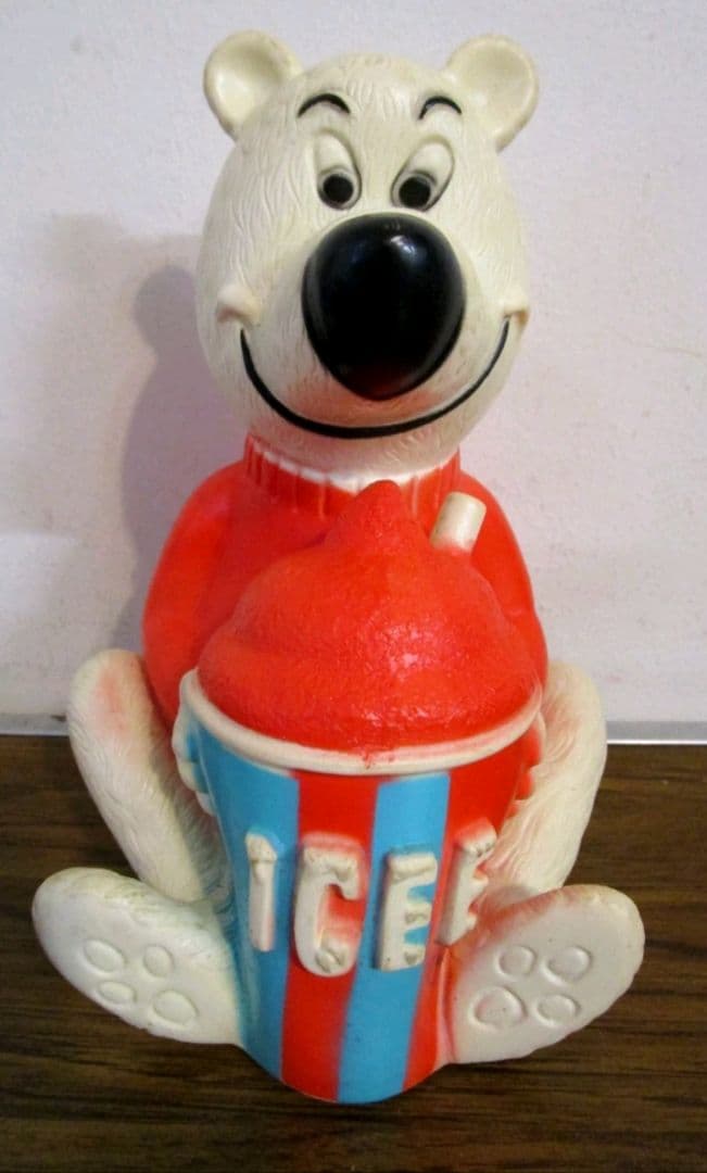 1970’s ICEE BEAR アイシーベアー ビンテージ ソフビ 貯金箱