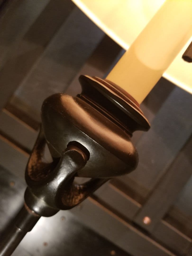 ロバート　アビー　アメリカ製　ヴィンテージ　ブラック　ハンマートーン　ランプ