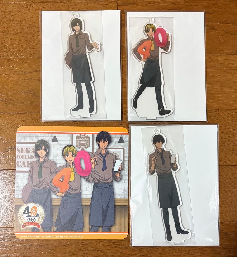 ヒカルの碁 コラボカフェ アクリルスタンド コースター 進藤ヒカル 塔矢アキラ