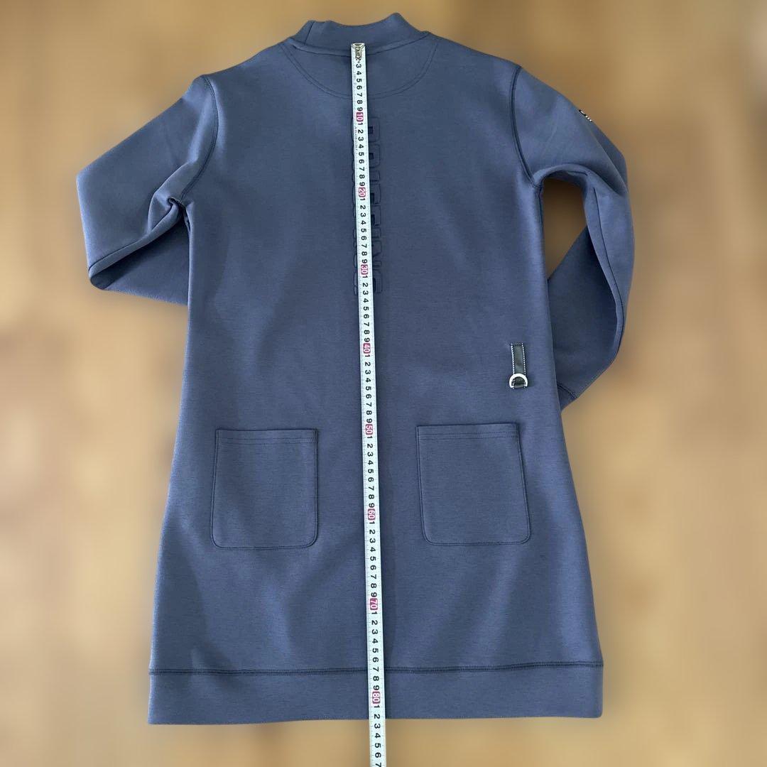 ブリーフィング ゴルフ 3Dロゴ ワンピース グレー Sモックネック