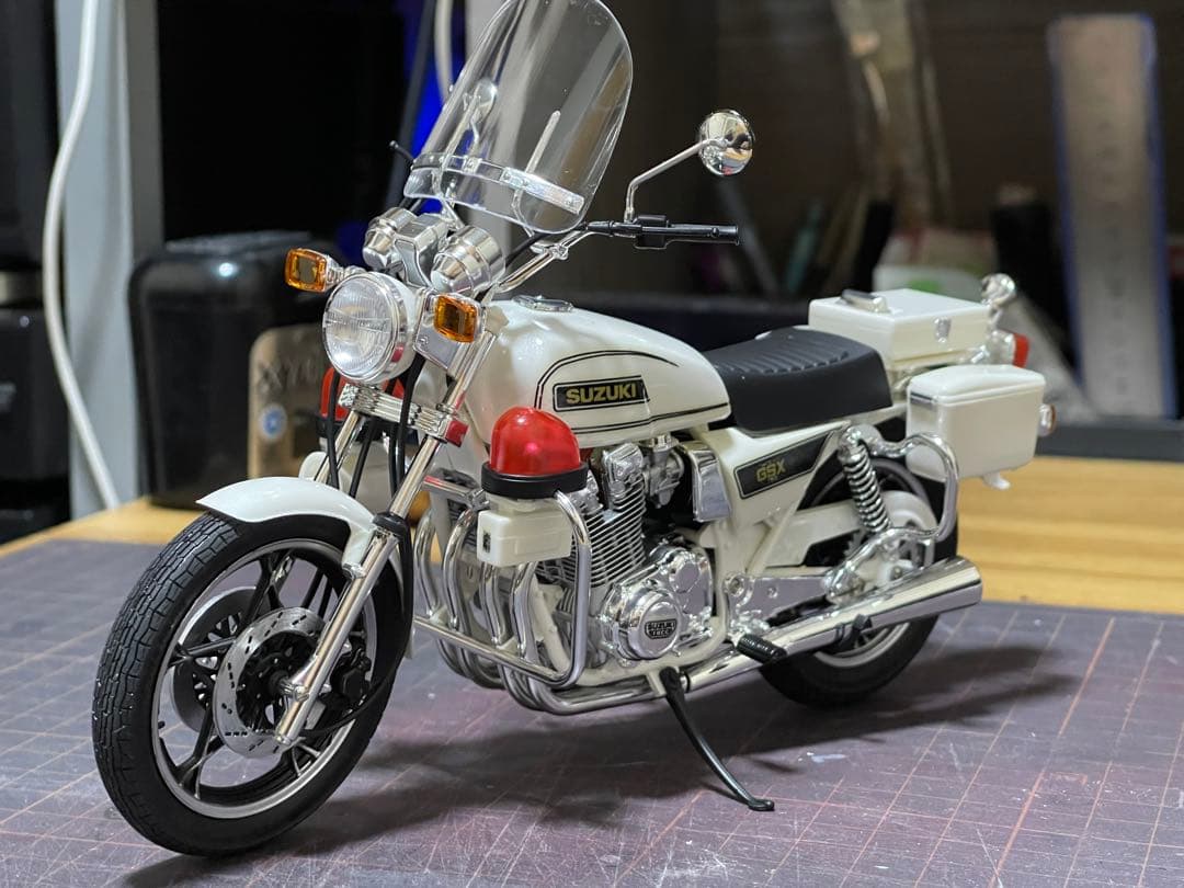 1/12 タミヤ製★GSX750ポリスタイプ★完成品★