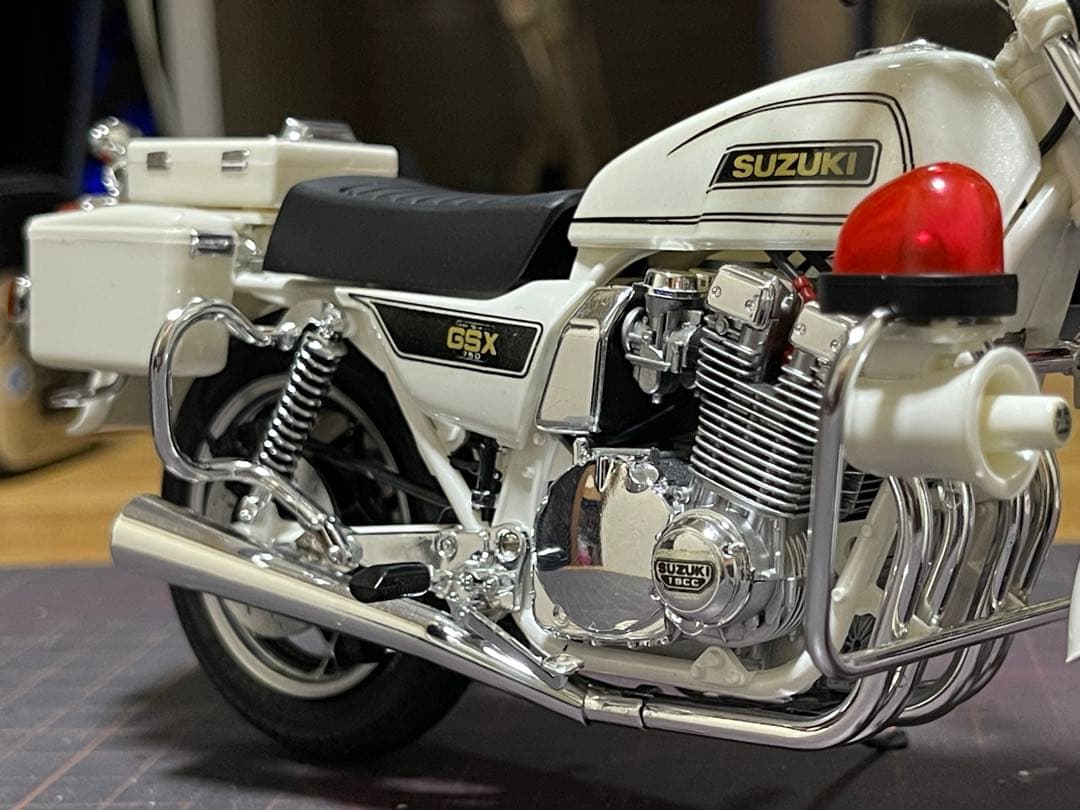 1/12 タミヤ製★GSX750ポリスタイプ★完成品★