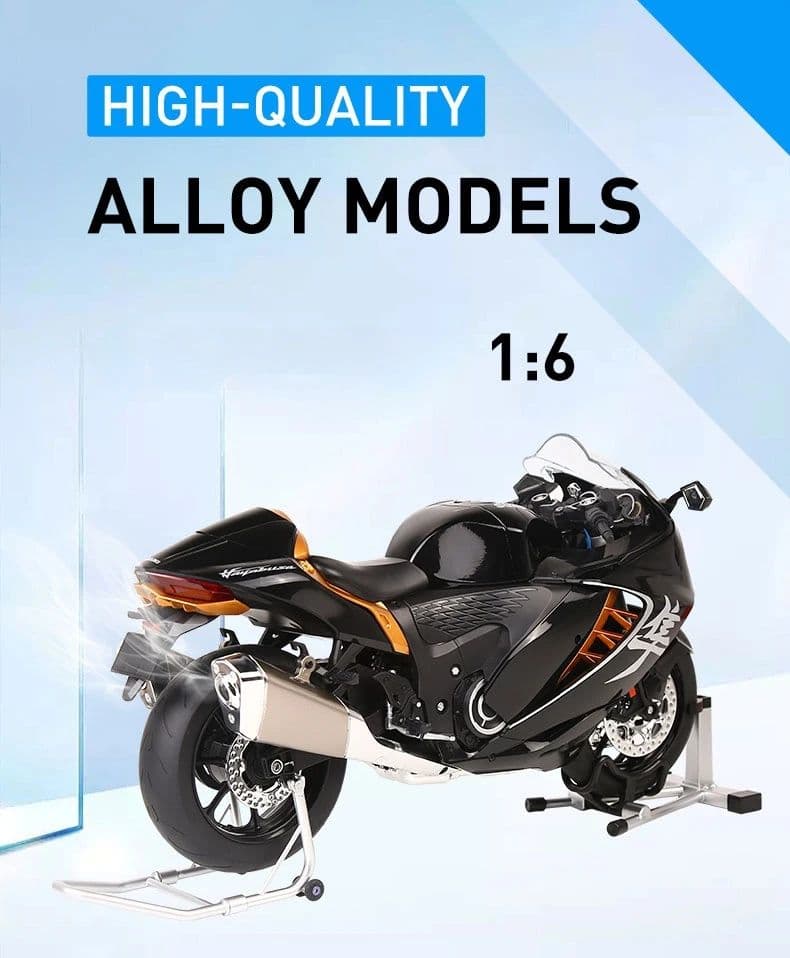 SUZUKI 隼 GSX1300R 33cm　ダイキャストモデル　ブラック