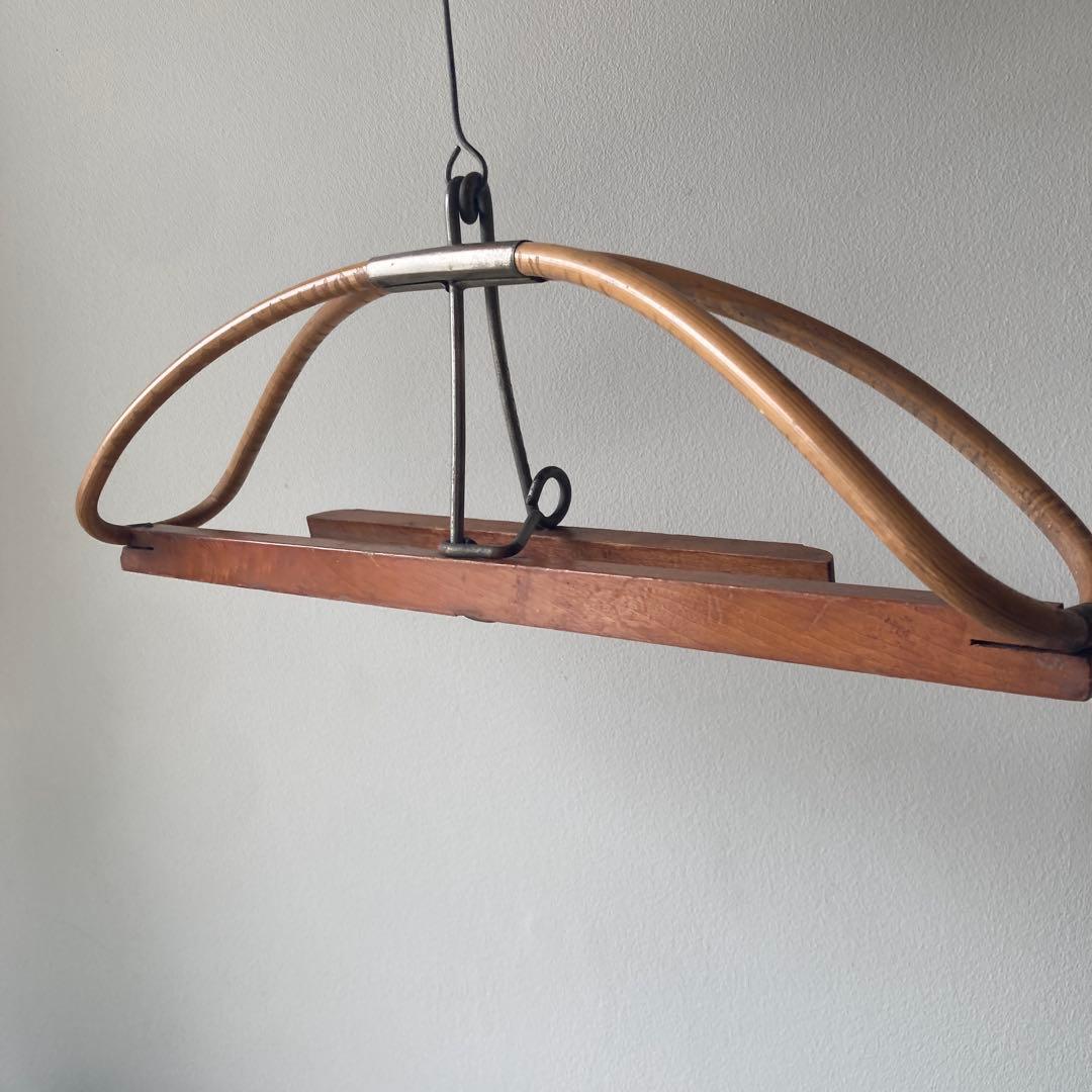 ビンテージバンブーハンガー着物大正時代　レトロ　1940年代　雑貨アトリエレア