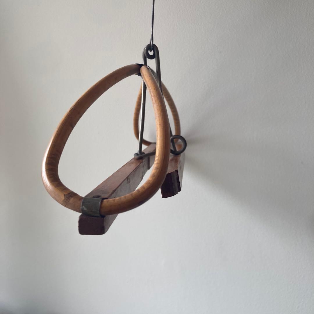 ビンテージバンブーハンガー着物大正時代　レトロ　1940年代　雑貨アトリエレア