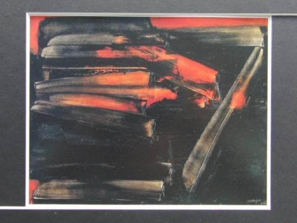 Soulages、Untitled、海外版超希少レゾネ、新品額付