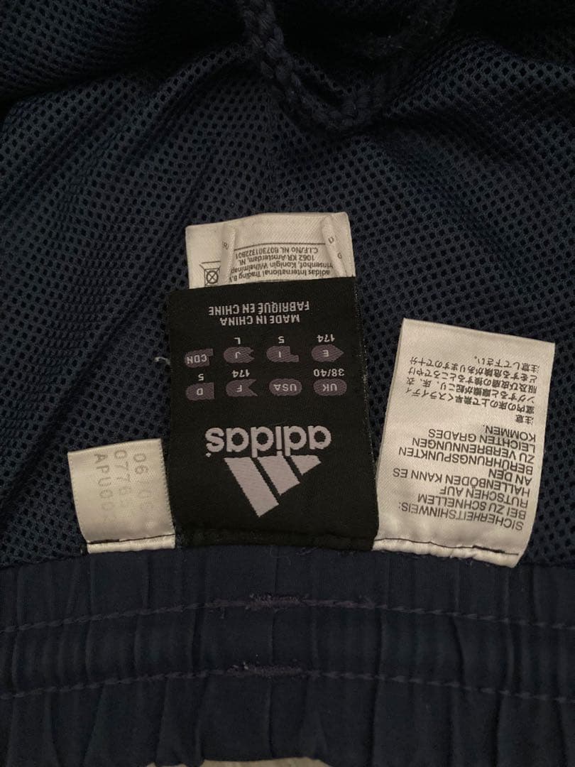 OLD ADIDAS×CHELSEA FC チェルシー ナイロンパンツ ネイビー