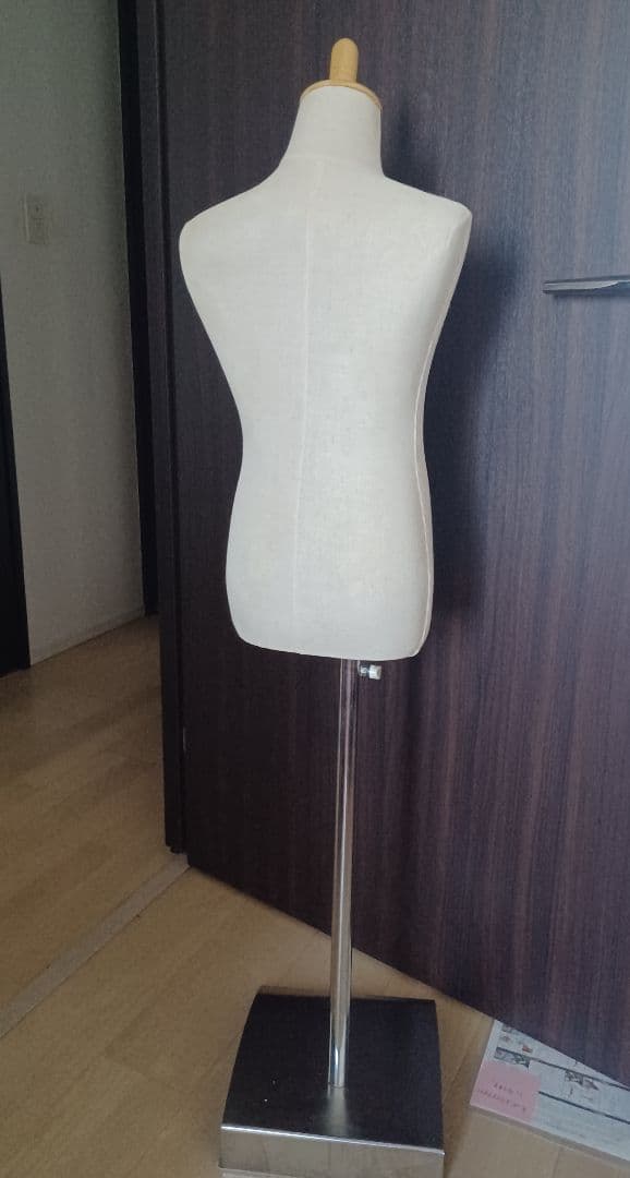 子供用布製マネキン 店舗や着付けの練習用など　高さ調整できます。