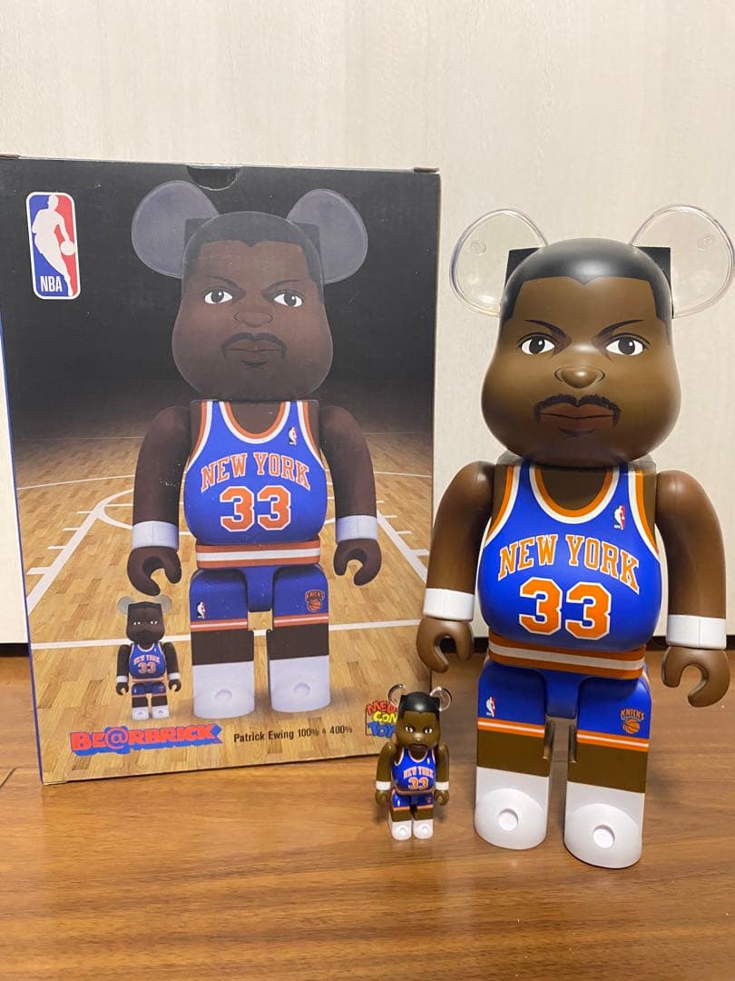 BE@RBRICK Patrick Ewing 100% & 400% 正規品