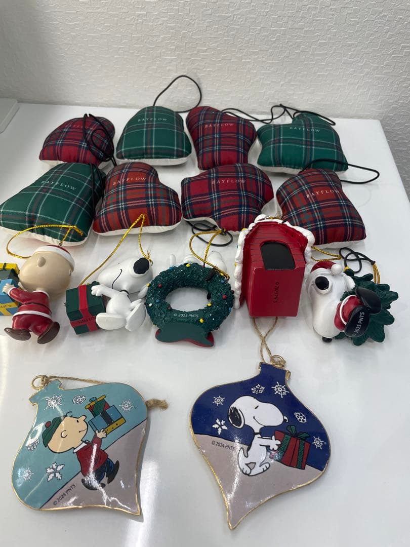 ベイフローPEANUTS SNOOPYクリスマスオーナメント