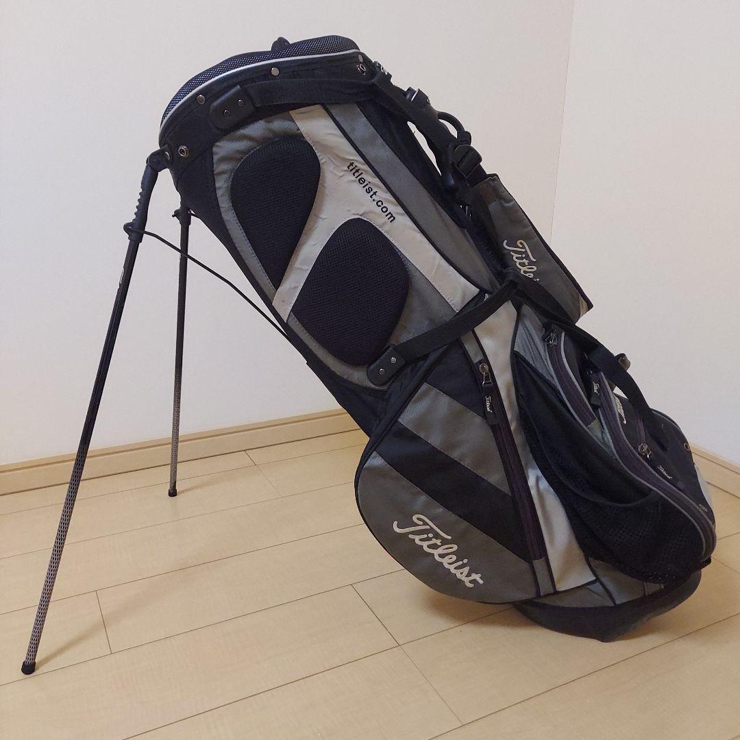 Titleist タイトリスト 軽量 キャディバック スタンド ブラック/グレー