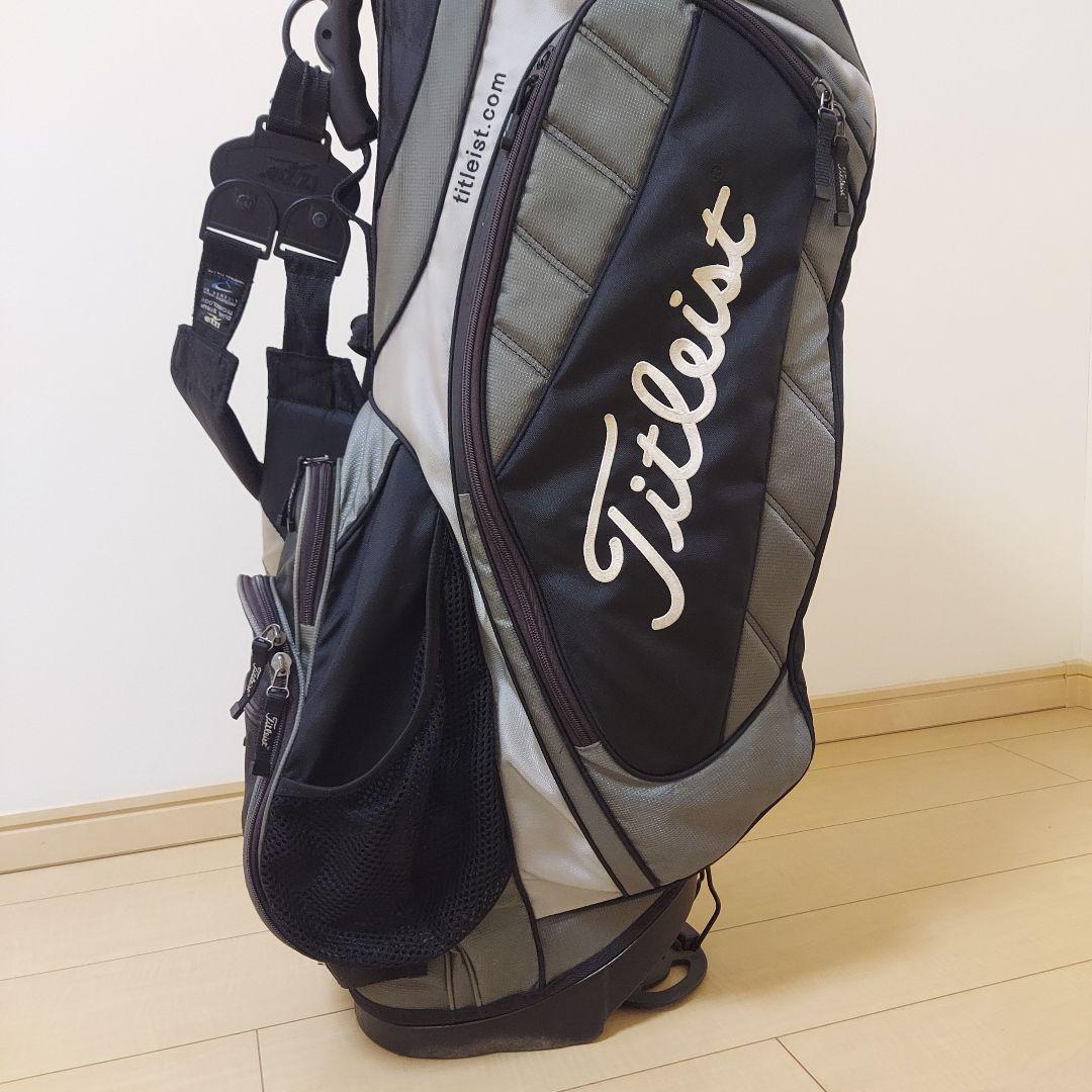 Titleist タイトリスト 軽量 キャディバック スタンド ブラック/グレー