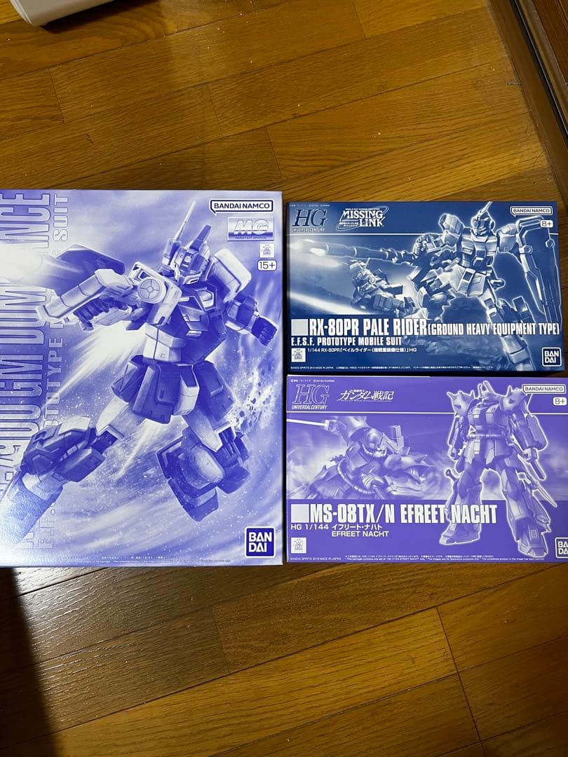 ガンプラ　プレバン限定　イフリートナハト　ペイルライダー　MGジムドミナンス