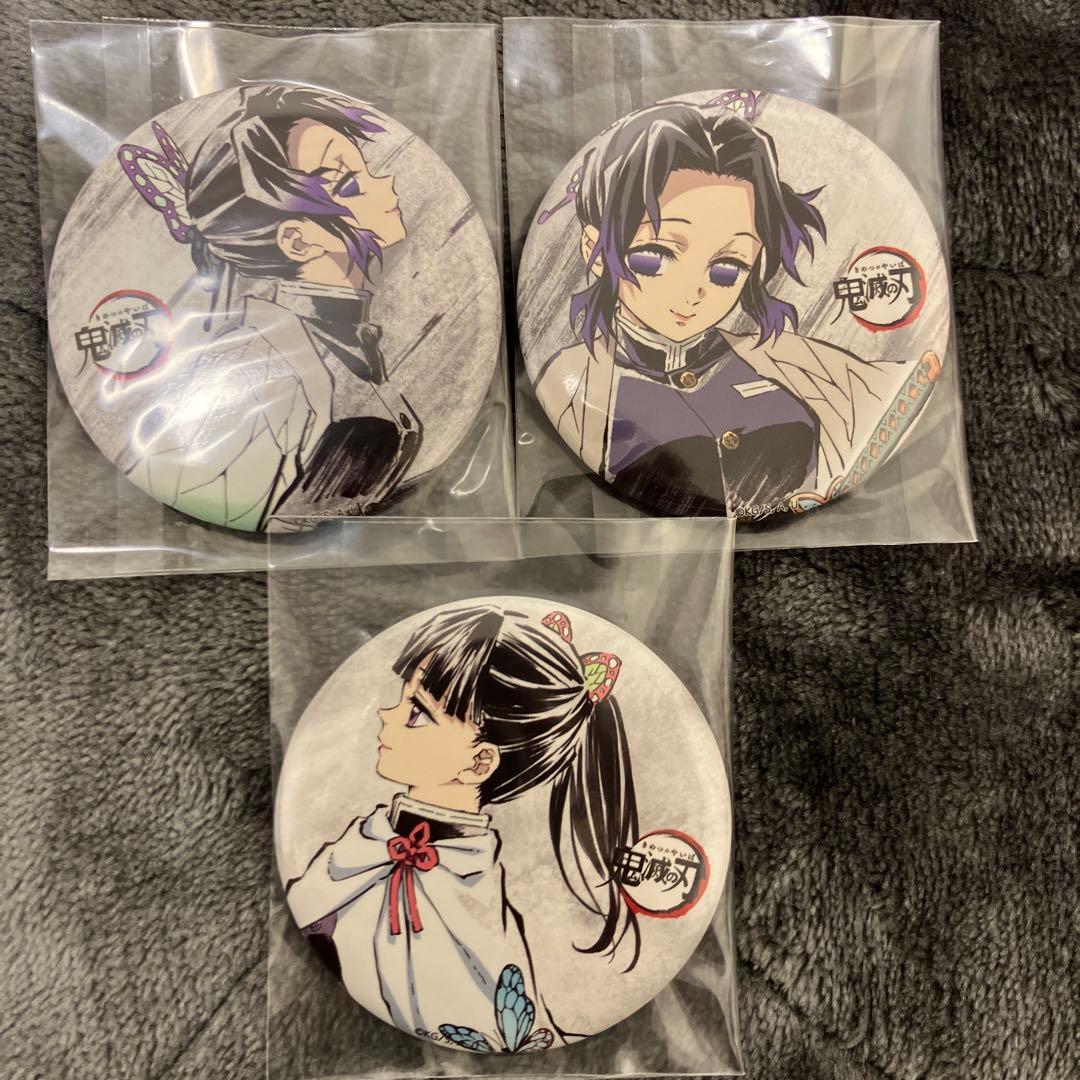 鬼滅の刃　幕間画缶バッジ　胡蝶しのぶ　栗花落カナヲ　セット