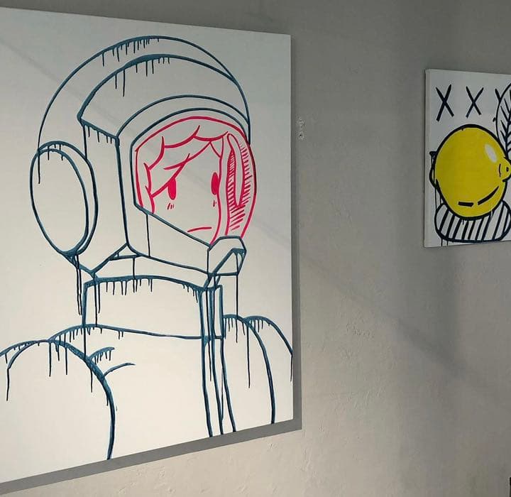 原画　オリジナル　天野タケル　Lemon 61x61xm