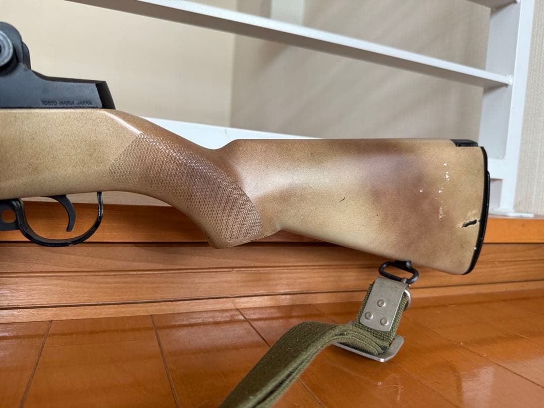 東京マルイ M14 ODストック ライフル 電動ガン デザートカモ 塗装品