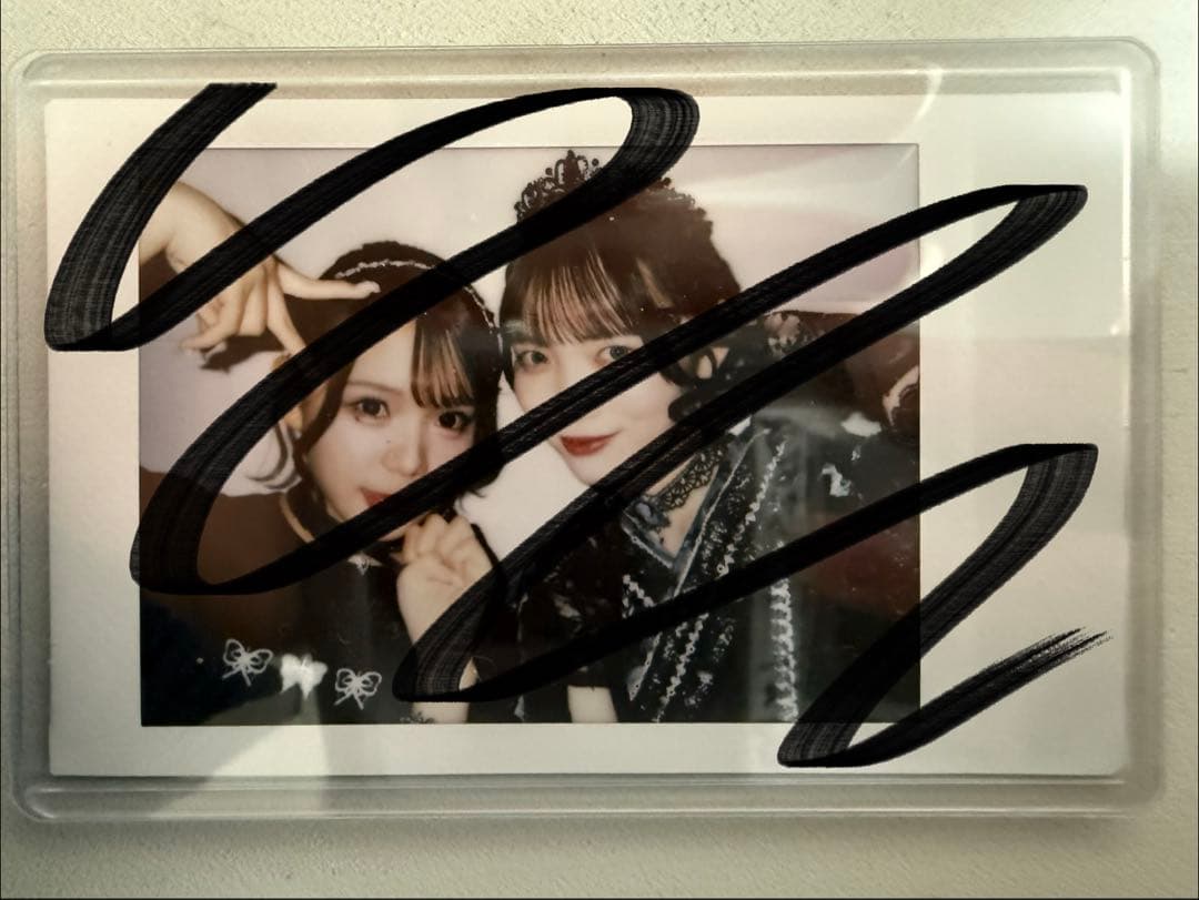 真鍋凪咲 生誕 ペアチェキ (古澤里紗)