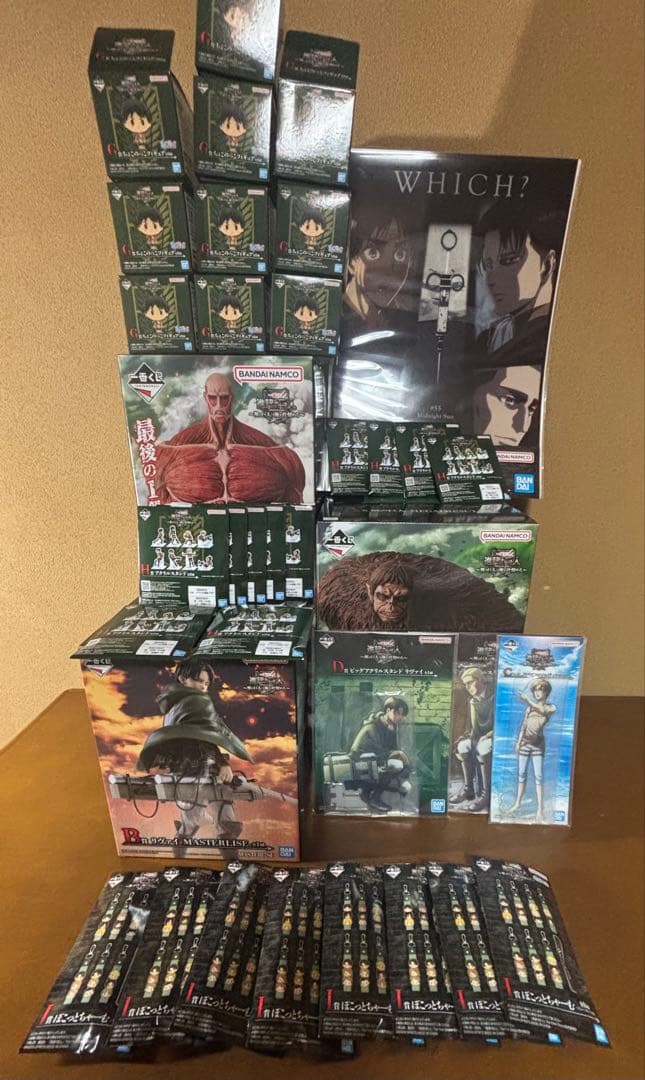 一番くじ　進撃の巨人　〜獣の巨人は俺が仕留める〜ラストワン、A賞、B賞セット+他